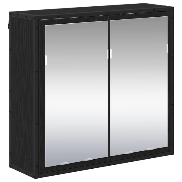 Стенен рафт Черния дъб 65 x 20 x 60 см