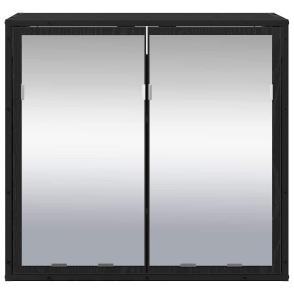 Стенен рафт Черния дъб 65 x 20 x 60 см