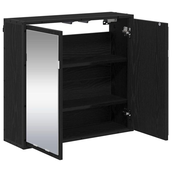 Стенен рафт Черния дъб 65 x 20 x 60 см