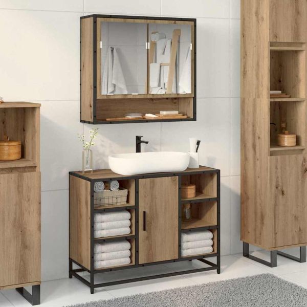 Стенен рафт Дъб 65 x 20 x 60 см