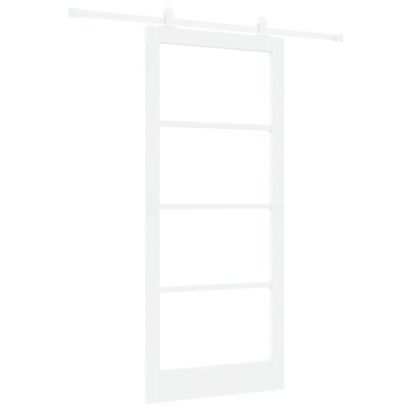 Преплъзваща се врата ORKDAL 93 x 211 см Бяло