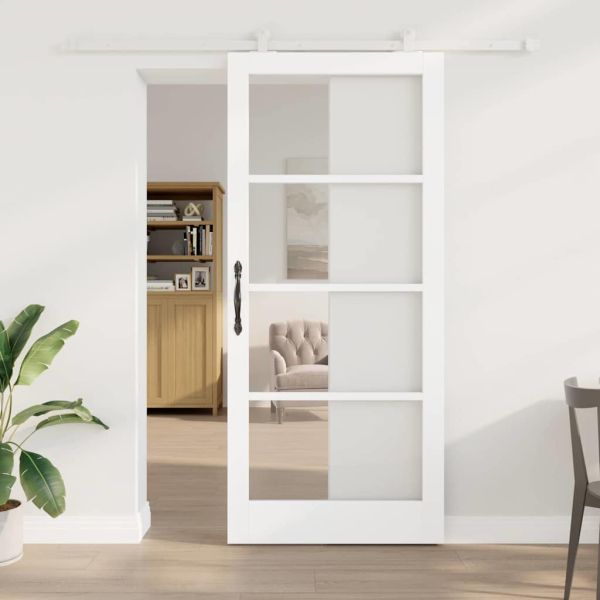 Преплъзваща се врата ORKDAL 93 x 211 см Бяло