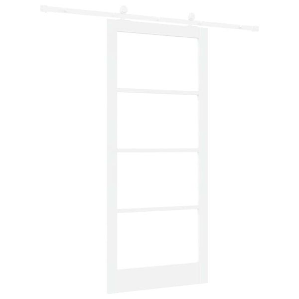 Преплъзваща се врата ORKDAL 93 x 211 см Бяло