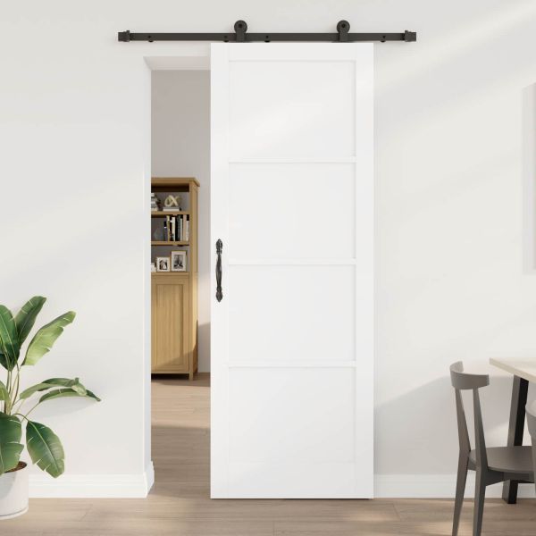 Преплъзваща се врата ORKDAL 83 x 232 см Бяло