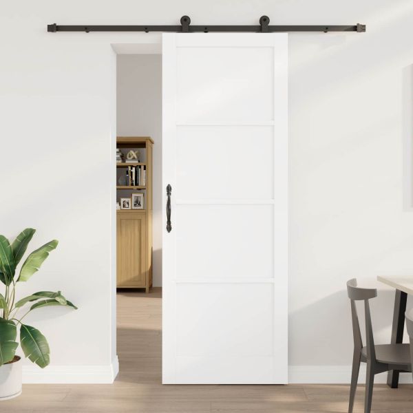 Преплъзваща се врата ORKDAL 83 x 232 см Бяло