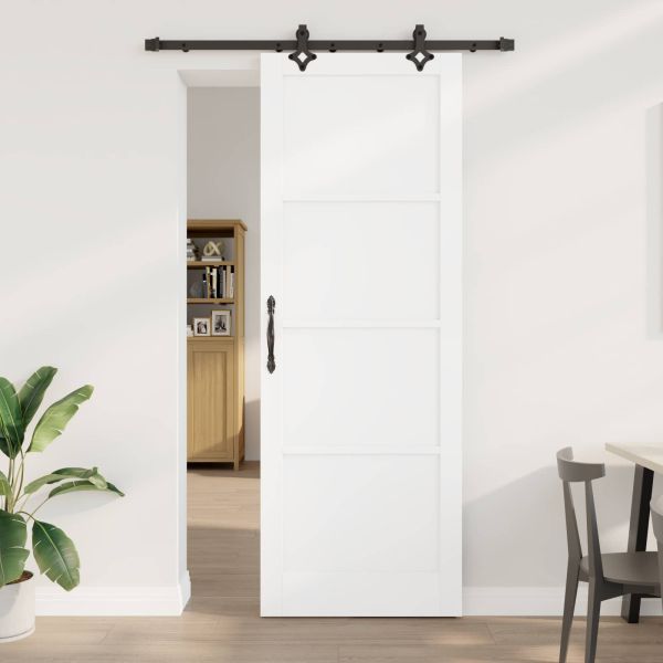 Преплъзваща се врата ORKDAL 83 x 232 см Бяло