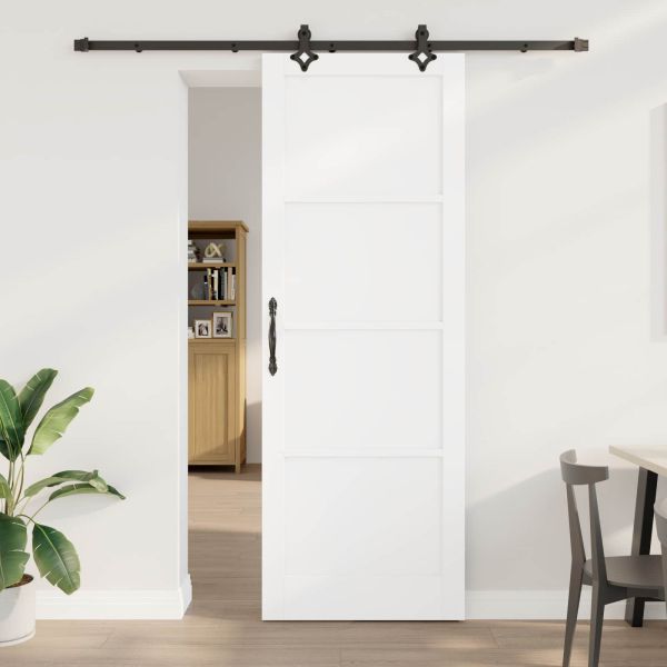 Преплъзваща се врата ORKDAL 83 x 232 см Бяло