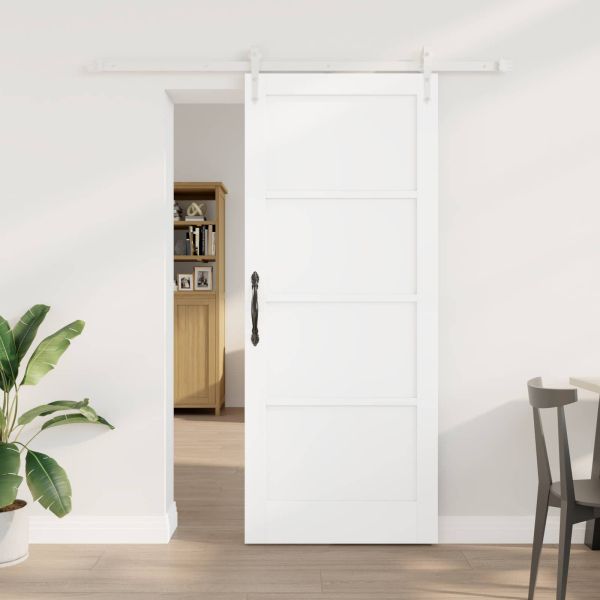 Преплъзваща се врата ORKDAL 83 x 202 см Бяло