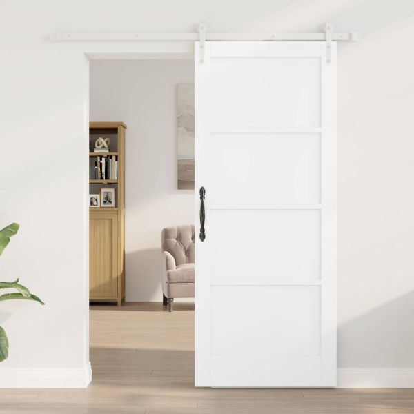 Преплъзваща се врата ORKDAL 83 x 202 см Бяло