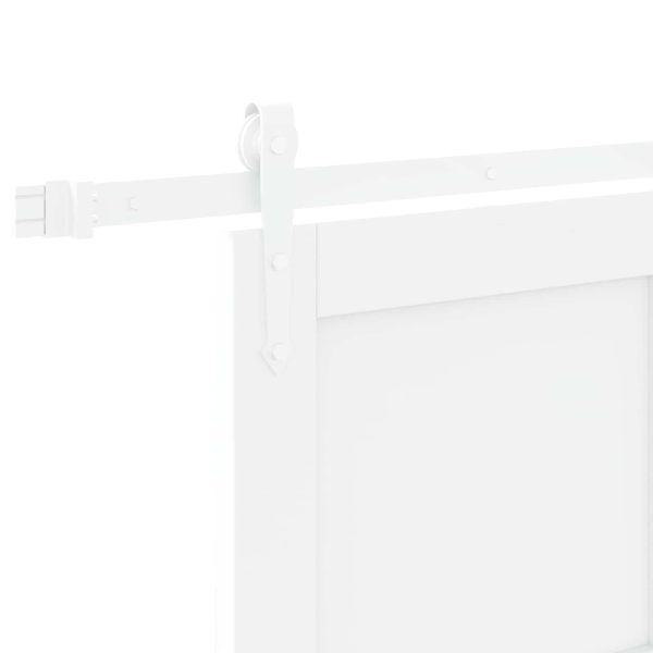 Преплъзваща се врата ORKDAL 83 x 202 см Бяло