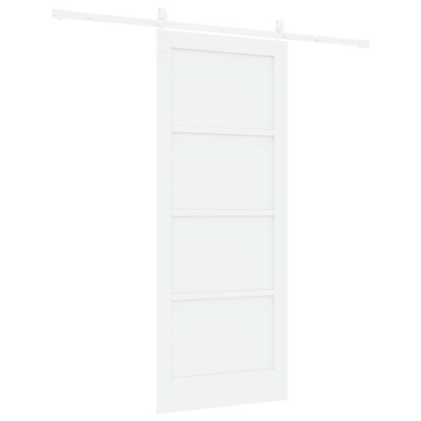 Преплъзваща се врата ORKDAL 83 x 202 см Бяло