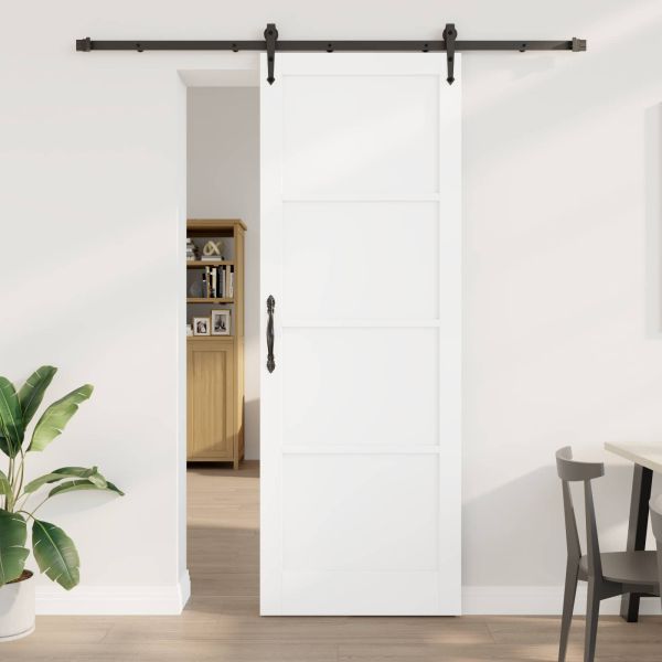 Преплъзваща се врата ORKDAL 83 x 232 см Бяло