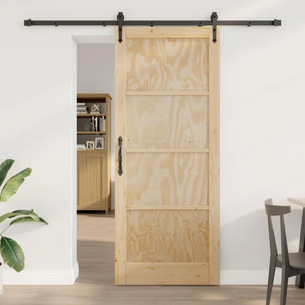 Преплъзваща се врата ORKDAL 86 x 211 см Натурално