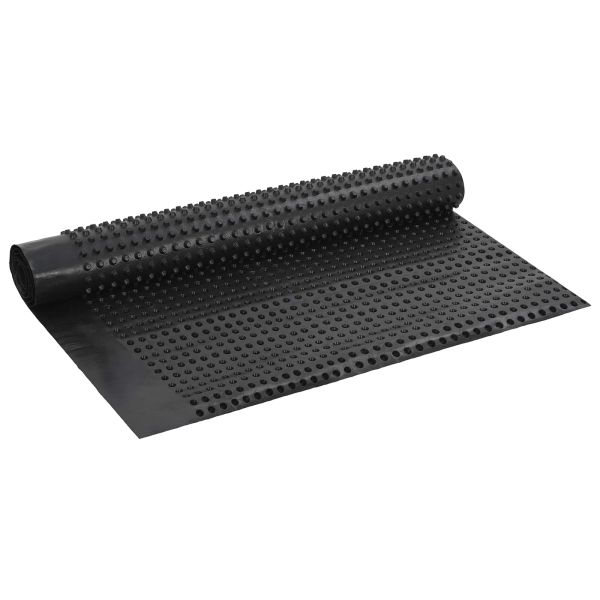 Оребрена дренажна плоча Черно 1 x 20 m HDPE