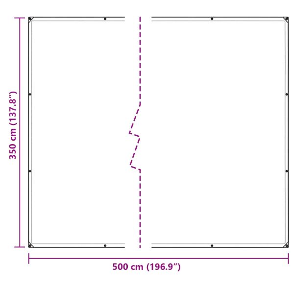 Тарапо 350 gsm Прозрачен 5 × 3,5 m ПВЦ