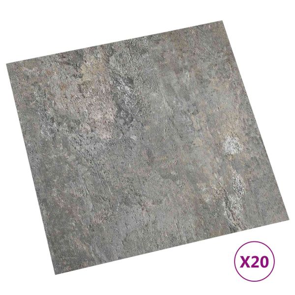 Самозалепващи дъски за настилка камъни 30,5 x 30,5 см 20 бр.