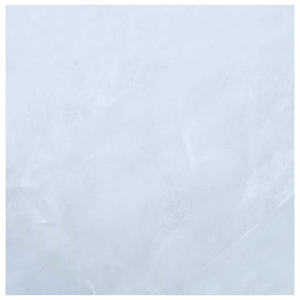 Самозалепващи дъски за настилка Бял мрамор 30,5 x 30,5 см