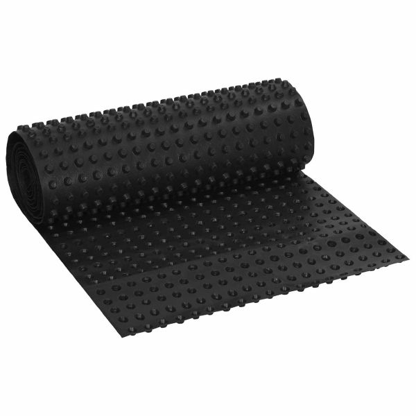 Оребрена дренажна плоча Черно 0,5 x 10 м HDPE