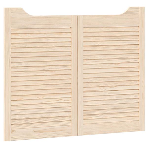 Врати с люлеещо се отваряне 2 pcs Натурално