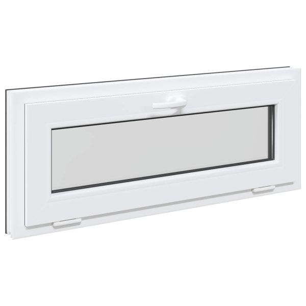 Прозорец за мазе RISOR 110 x 40 cm PVC и стъкло Антрацит