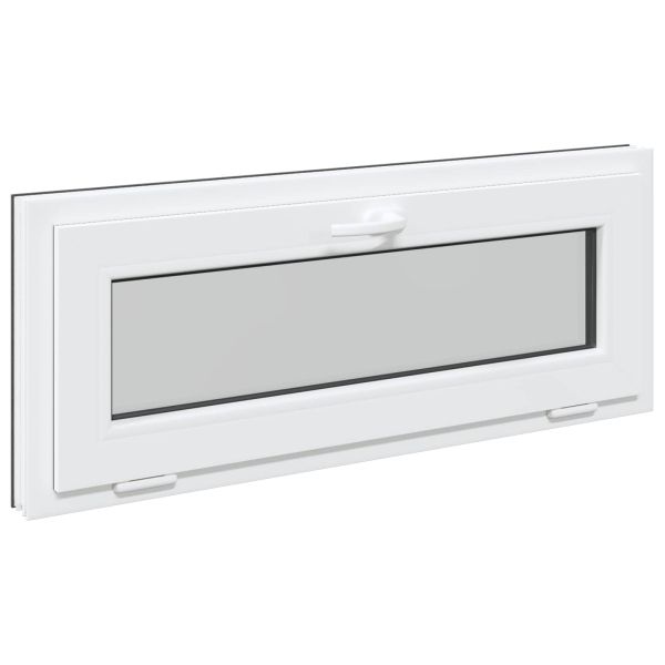 Прозорец за мазе RISOR 110 x 40 cm PVC и стъкло Антрацит