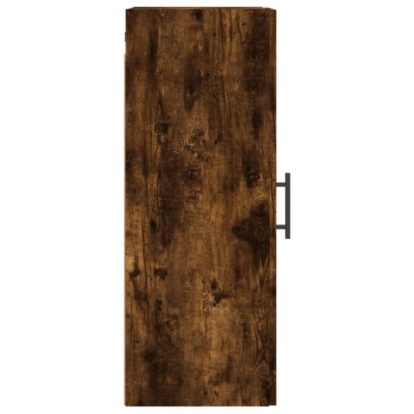 Стенен шкаф опушен дъб 34,5x34x90 см