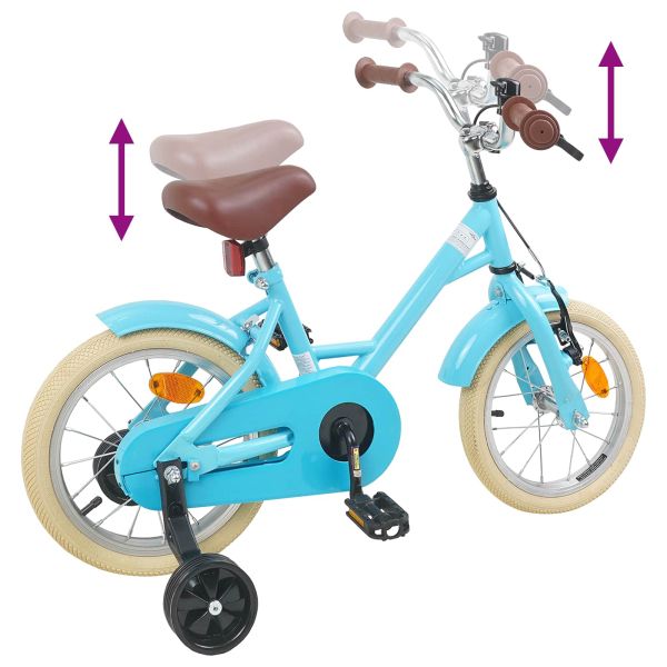 Детски Велосипед 12 инча за 2-4 години Светлосиньо