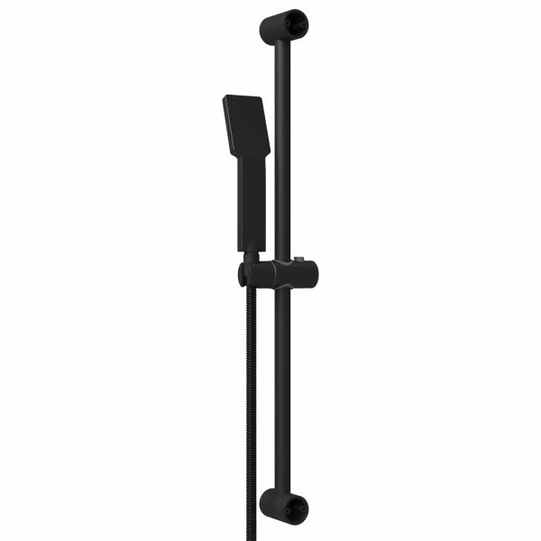 Комплект душ система Черно 70 cm Неръждаема стомана