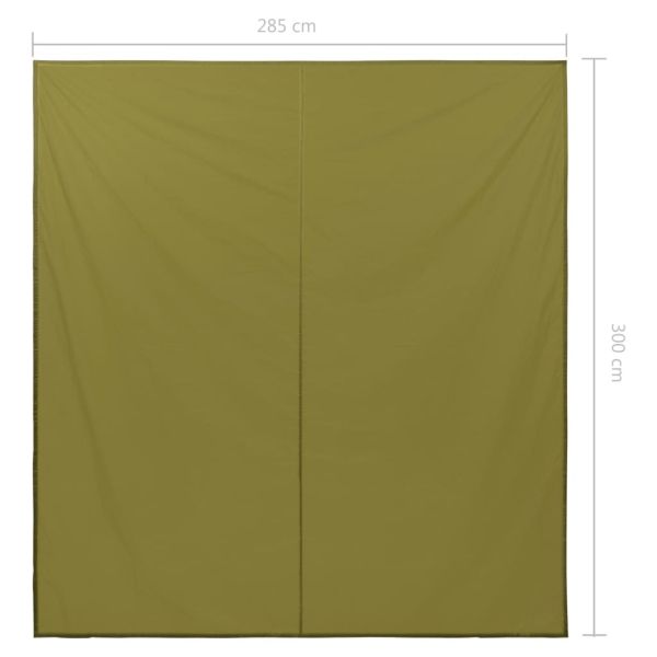 Тента за къмпинг, 3x2,85 м, зелена