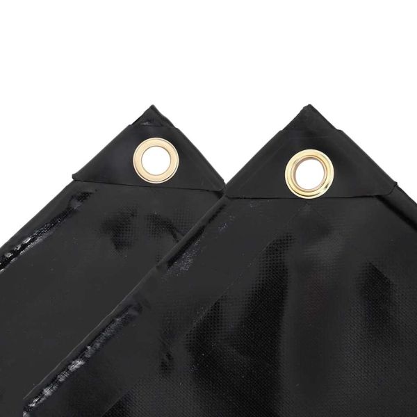 Брезент 650 г/м² 2x3 м черен