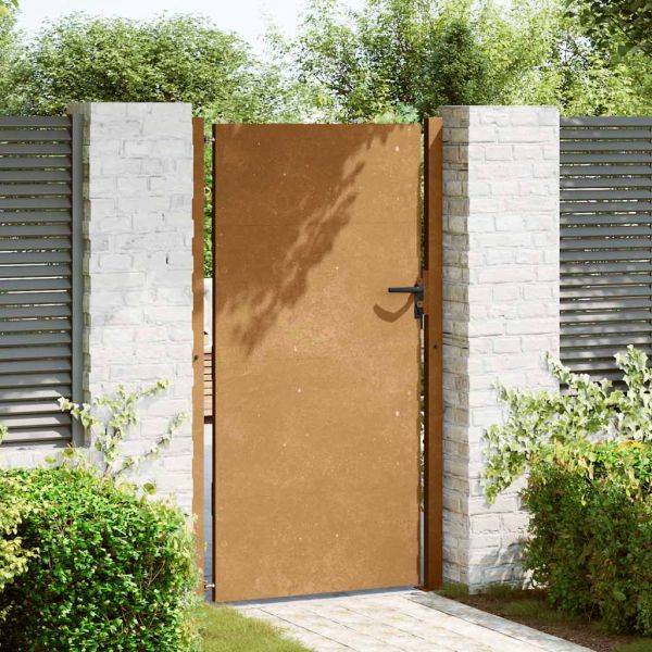 Градинска порта 100x175 см, кортенова стомана