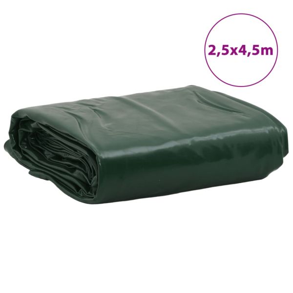 Брезент зелен 2,5x4,5 м 650 г/м²