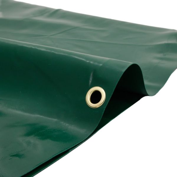 Брезент зелен 5x7 м 650 г/м²