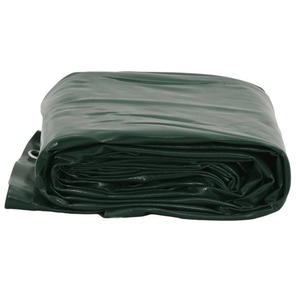 Брезент зелен 5x8 м 650 г/м²