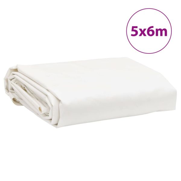 Брезент бял 5x6 м 650 г/м²