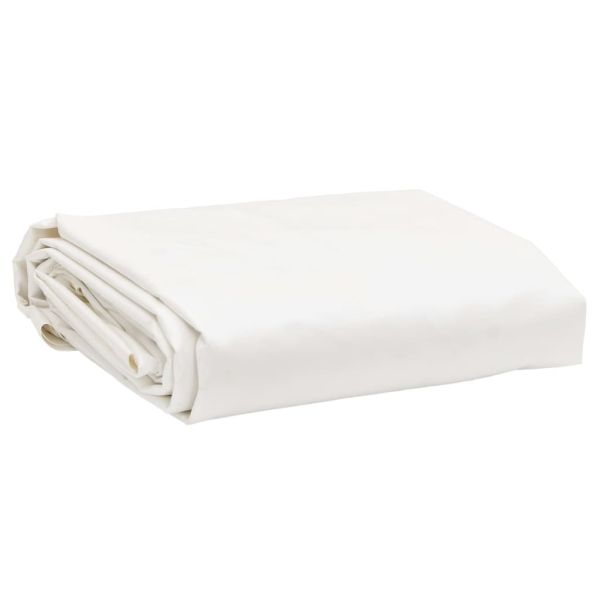 Брезент бял 5x8 м 650 г/м²