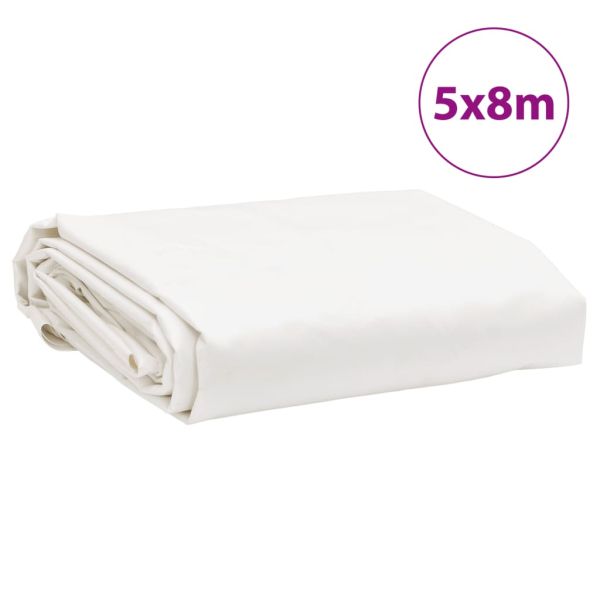 Брезент бял 5x8 м 650 г/м²
