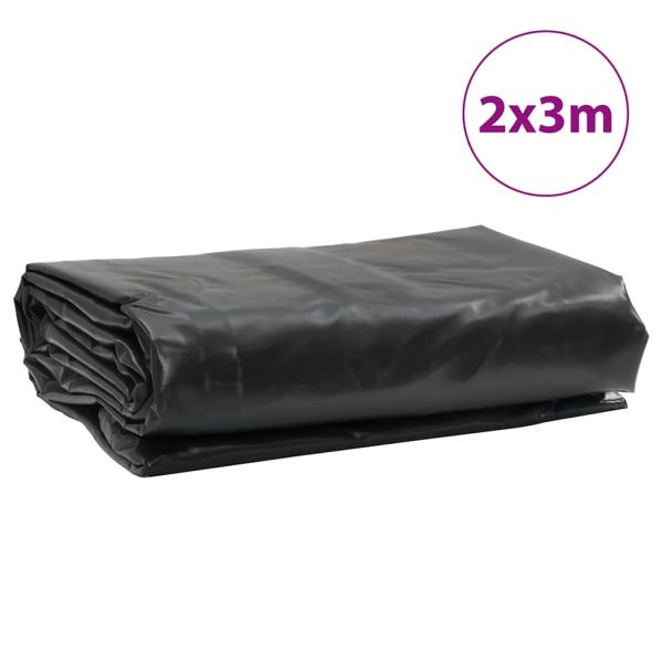 Брезент антрацит 2x3 м 650 г/м²