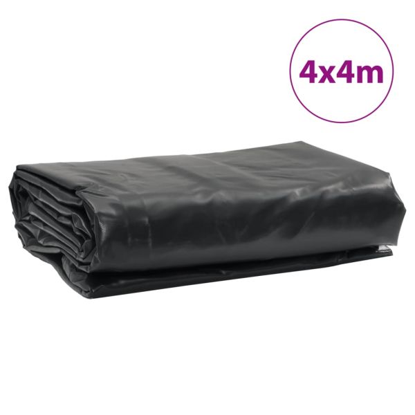 Брезент антрацит 4x4 м 650 г/м²