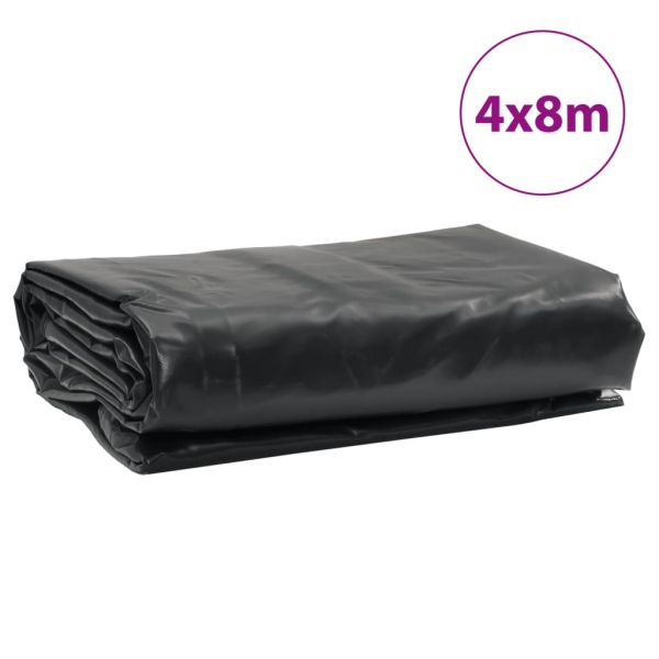 Брезент антрацит 4x8 м 650 г/м²