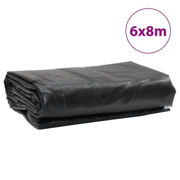 Брезент антрацит 6x8 м 650 г/м²