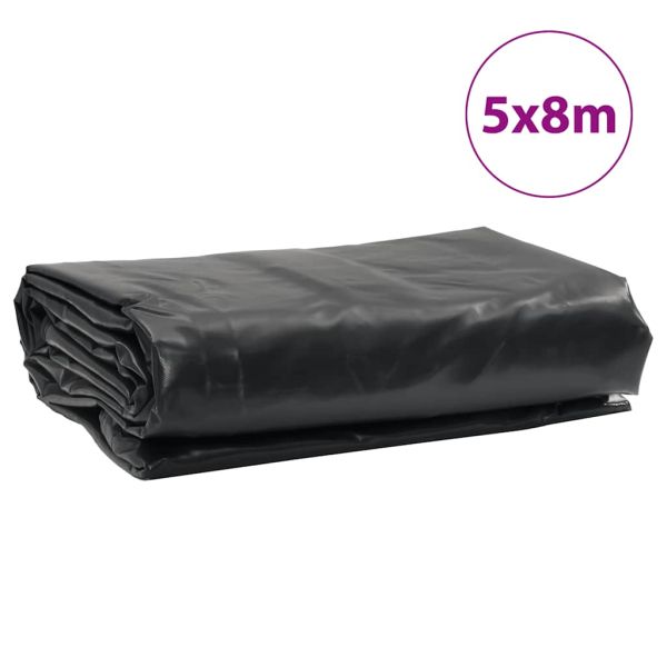 Брезент антрацит 5x8 м 650 г/м²