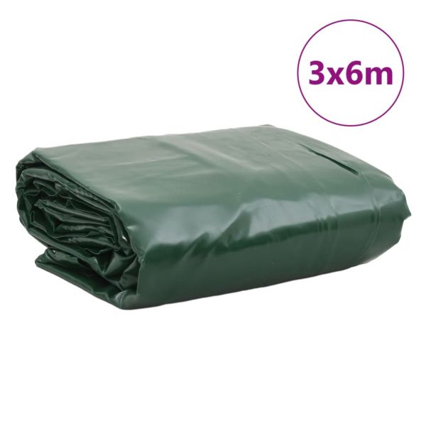 Брезент зелен 3x6 м 650 г/м²
