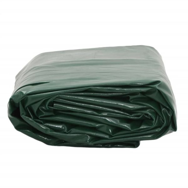 Брезент зелен 6x8 м 650 г/м²