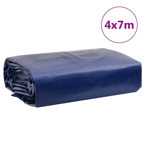 Брезент син 4x7 м 650 г/м²