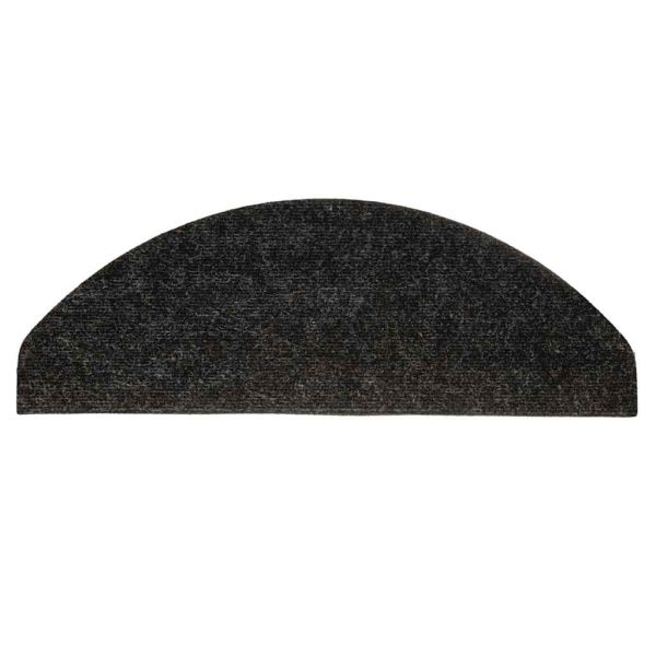 Самозалепващи стелки за стъпала 30 бр антрацит 65x22,5x3,5 см