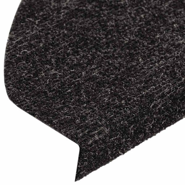 Самозалепващи стелки за стъпала 30 бр антрацит 65x22,5x3,5 см