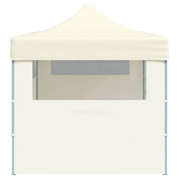 Сгъваема pop-up парти шатра, кремава, 3x6 м