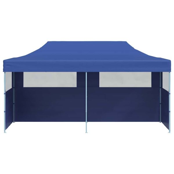 Сгъваема pop-up парти шатра, синя, 3x6 м