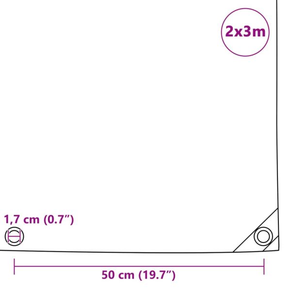 Тарпулини Зелено 2 x 3 m Канва с PVC покритие
